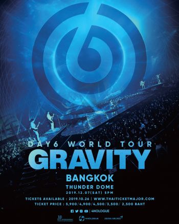 4NOLOGUE เสิร์ฟความพิเศษครั้งล่าสุด DAY6 WORLD TOUR ‘GRAVITY’ in BANGKOK