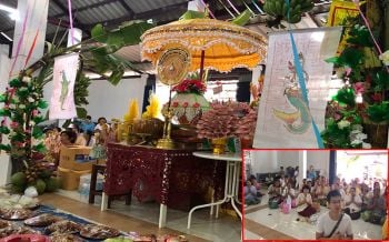 ศิษยานุศิษย์หลั่งไหลร่วมงานบุญ ทอดกฐินสามัคคี ณ วัดถ้ำแก้วสวรรค์บันดาล - สังขละบุรี