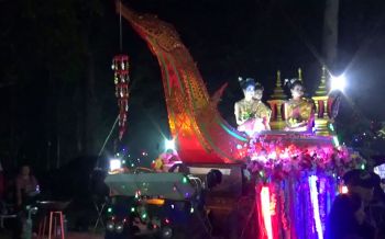 ครึกครื้น! ขบวนแห่ \'กระทงซาเล้ง, สืบสานประเพณีลอยกระทงพื้นบ้านแบบโบราณ