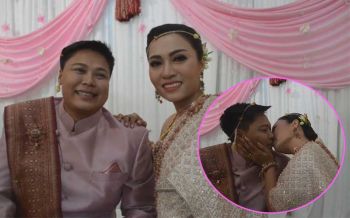 รักไร้พรมแดน! สาวหล่อหอบสินสอดแต่งแฟนสาว เผยคบดูใจ9ปีสร้างธุรกิจร้อยล้าน