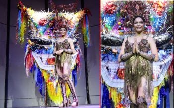 ‘ฟ้าใส’ เผยโฉมชุดประจำชาติ ‘ผีตาโขน’ ก่อนบินชิงมง Miss Universe 2019
