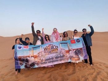 ‘บีน-เบล’ พาผู้โชคดีเที่ยวทริปสุดฟินอิน ‘ดูไบ’  ในกิจกรรม MONO29 World Trip 2019 : Movie Destination