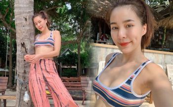แจกความสดใส! \'จันจิ\'หวานใจ\'มาริโอ้\'อวดหุ่นเป๊ะในชุดบิกินีสุดฮอต