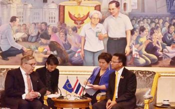 ทูตสหภาพยุโรปฯ เข้าพบรมว.ยุติธรรม  ชื่นชมไทยหนุนสิทธิมนุษยชน
