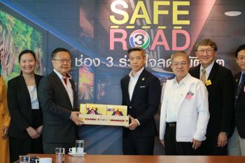 ช่อง 3  จับมือ องค์กรพันธมิตร  เปิดตัวโครงการ‘ถนนปลอดภัย ช่อง 3 ร่วมใจลดอุบัติเหตุ’
