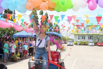 \'พีพี พัชญา\'แท็กมือ \'เติม-เติม\'ลงแข่งขันสามล้อถีบสุดมันส์!!!