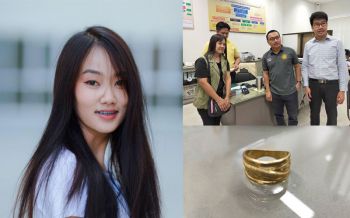 สวยจิตใจดี! พยาบาลสาวรพ.กุดจับ เก็บแหวนทองคืนเจ้าของ