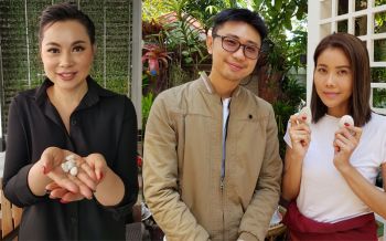\'บุ๋ม ปนัดดา-ปิ๋ม ซีโฟร์\'ชวนทำบุญสร้างพระด้วยก้อนหินอธิษฐาน ล้างอาถรรพ์ประเทศ