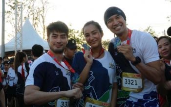 ‘บอย-เกรท-ชิปปี้’ คึกคักวอร์มเท้าลงสนาม  พาวิ่งลงใต้ถิ่นกำเนิดยางพารา จ.ตรัง