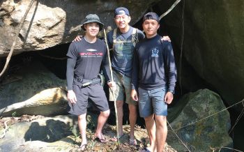 ดาราพาเที่ยว : ‘ดู๋-สัญญา’ พาลูกชาย ‘เอม-สรรเพชญ์’ เที่ยวผจญภัยกลางป่า