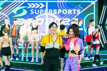 \'มิ้นต์-ภูผา\'ควงคู่ร่วมเปิดงาน \'Supersports EXPO 2020