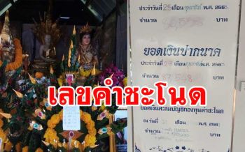 คอหวยเตรียมซื้อได้เลย! มาแล้ว\'เลขปากนาคคำชะโนด-ศาลเก่าปู่ศรีสุทโธ\'