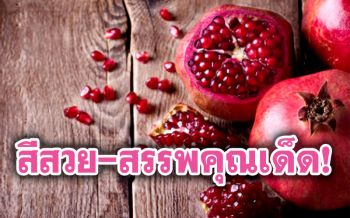 \'ทับทิม\'ผลไม้สีสวยสรรพคุณเด็ด เคล็ดไม่ลับช่วยอาการท้องไส้ไม่ดี