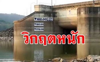 \'เขื่อนอุบลรัตน์\' วิกฤตหนักเหลือน้ำใช้การได้จริงติดลบ 8%