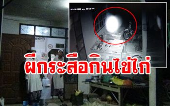 เจ้าของผวา! เผยวงจรปิดจับภาพ ดวงไฟประหลาด\'ผีกระสือกินไข่ไก่\'