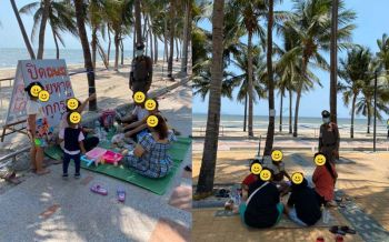 \'นายกฯตุ้ย\'ฉุนแหกกฏตั้งวง-ทิ้งขยะเกลื่อนบางแสน ขู่ปิดถนนเลียบหาดอีกรอบ