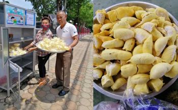 ฮือฮา! เจ้าของโรงแรมบ่อไร่ใจดีสุดๆ ขน\'ทุเรียนหมอนทอง-เงาะสดๆ\'ใส่ตู้ปันสุข