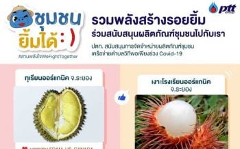 ปตท.สนับสนุนการจัดจำหน่ายผลิตภัณฑ์ชุมชนเครือข่ายตำบลวิถีพอเพียงช่วง Covid-19