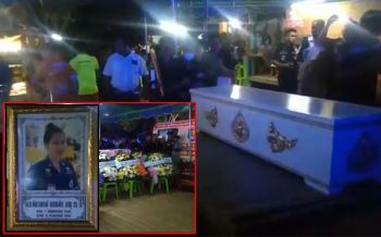 ญาติเศร้า! ศพสาวกู้ภัยท้อง4เดือน ถึงบ้านเกิดสุรินทร์แล้ว