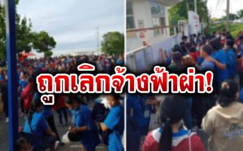 พนักงานโรงงานน้ำตาตก! บริษัทประกาศปิดไร้กำหนด ลอยแพลูกจ้างกว่า 800 คน