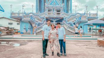 ดาราพาเที่ยว : ‘คุณนํ้าผึ้ง’ชวนลูกแฝดเที่ยวเมืองจันท์