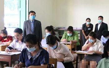 \'เลขาธิการ กพฐ.\' ตรวจสนามสอบครูผู้ช่วยวันที่2 คัดกรองโควิดเข้ม-ไร้ทุจริต