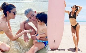 ‘เอมมี่ มรกต’อวดหุ่นสุดเซี๊ยะควงสามีและ’น้องสายน้ำ’เที่ยวทะเล