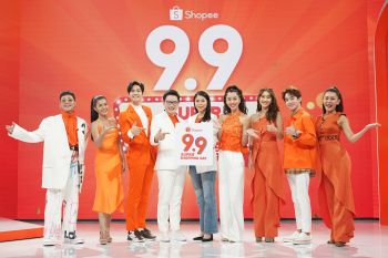รวมภาพมหกรรมความฮาจาก\'มิน พีชญา - ไมค์ ภัทรเดช\'และเหล่าทัพดาราใน\'Shopee 9.9 Super Game Show\'