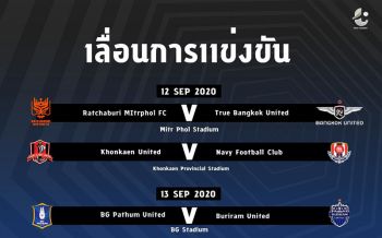 ไวรัสทำพิษ! ไทยลีกเลื่อนเพิ่มอีกคู่ สมาคมย้ำเข้มตรวจโควิดนักเตะ