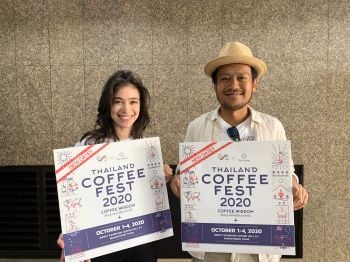 \'สิงโต นำโชค\'ควง\'บรูน่า ซิลวา\'ชวนคอกาแฟร่วมงานThailand Coffee Fest 2020