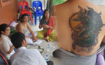 เปิดใจ\'สาวสายสัก\'ทำไมต้องเป็นรูป\'พญานาค\' ยิ้มแก้มปริไม่มีแล้ว\'งูเขียวหัวโม่ง\'