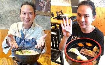 ‘จั๊ก- ชวิน’ ชวนชิม ‘ติ๊ก มิสเตอร์ทีม’บุกร้าน‘2465 วาซาบิ พริก ขิง’