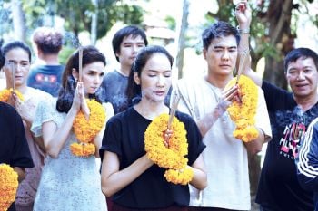 ผู้จัด‘เอ๊ะ-อิศริยา’นำทีมนักแสดง‘เวราอาฆาต’  ไหว้บวงสรวง เปิดกล้องคิวแรก เอาฤกษ์ เอาชัย !!
