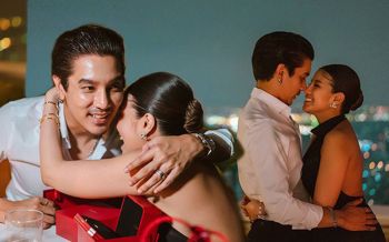 \'แมน\'จัดเต็มเพื่อ\'ใบเตย\'สุดหวานเว่อร์!! โชว์สวีทฉลองครบรอบแต่งงาน
