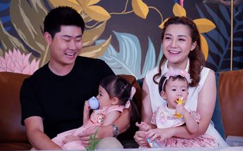 \'เอ็ม- กอล์ฟ\'ครอบครัวสุดแฮปปี้ เปิดตัวออกรายการ เผยเกือบไม่รอดชีวิตตั้งแต่วันคลอด