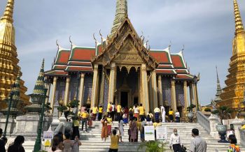 ราชสกุล-พสกนิกร พร้อมใจเข้ากราบถวายบังคมพระบูรพมหากษัตริยาธิราช