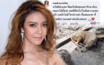 ซาบซึ้ง! ‘จ๊ะ อาร์สยาม’รับจ่ายค่ารักษา‘เจ้าหมอก’สุนัขผู้ซื่อสัตย์