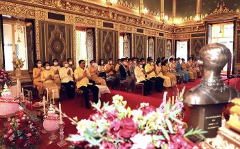 รมต.สำนักนายกฯนำพุทธศาสนิกชนร่วมพิธีสวดมนต์ ถวายเป็นพระราชกุศลในหลวง ร.5