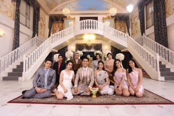 ฤกษ์ดี\'แม็กกี้-โอ๊ต\'เข้าพิธีแต่งงานสุดหรู!! ในละคร\'หนี้เกียรติยศ\'
