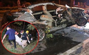 นักร้องหนุ่มขับเก๋ง วีดีโอคอลคุยแฟนชนเสาไฟดับ สาวเล่านาทีสลดอุบัติเหตุ
