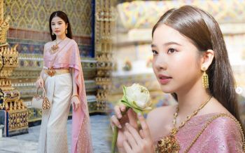 สวยงาม! \'ฝน ศนันธฉัตร\'สลัดคราบสาวแบ๊ว สวมชุดไทยสุดอลังครั้งแรก