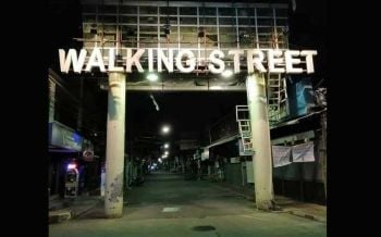 เปิดภาพ\'วอล์กกิ้ง สตรีท พัทยา\'ไร้ แสง-สี-เสียง  กลายเป็นเมืองร้าง