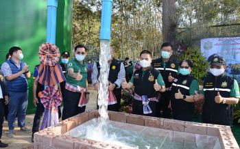 \'วราวุธ\'ส่งมอบน้ำบาดาลเพื่อเกษตรแปลงใหญ่ 500 ไร่ ที่บ้านหนองอุมลัว จ.เลย