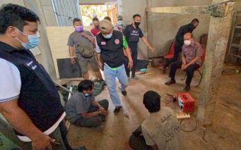 ฝ่ายปกครองอำเภอขุนหาญจับเครือข่ายยาบ้า 2 ราย ยึดของกลาง 651 เม็ด