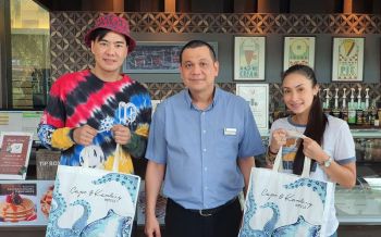 โรงแรมแคนทารี โคราช ให้การต้อนรับ 2 นักแสดงชื่อดัง \