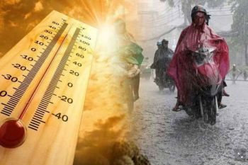 อากาศร้อน!ฟ้าหลัวตอนกลางวันลมกระโชกแรง ‘ฝนฟ้าคะนอง’ บางพื้นที่