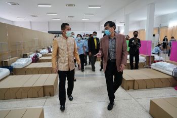 รมว.อว.ตรวจ\'รพ.สนาม\'ราชภัฏราชนครินทร์ พร้อมรับผู้ป่วยโควิด-19