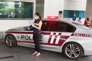 ‘ตม.1’ไอเดียเก๋ จัดรถตรวจการณ์ฯ-ตำรวจหญิงดีกรีประกวดนางงาม รณรงค์‘เข้ม’ป้องโควิด
