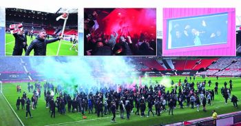 แฟนผีลั่นประท้วงแดงเดือดอีกรอบ กฎพรีเมียร์ลีกชี้มีสิทธิ์โดนตัดแต้ม