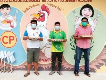 โครงการเลี้ยงไก่ไข่เพื่ออาหารกลางวันนักเรียน  คลังเสบียงหนุนชุมชน ฝ่าโควิด-19